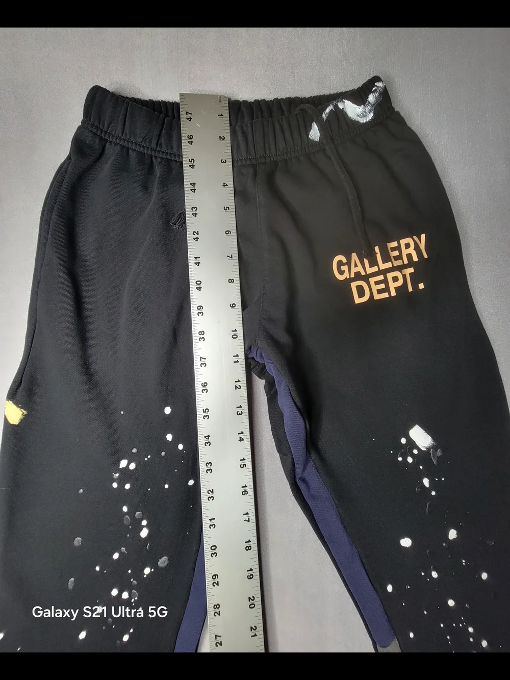 Gallery Dept Flare Painted Mens Sweatpants Color Black.navy.grey Size M